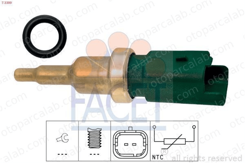 FACET 7.3399 Hararet Müşürü PEUGEOT 308 II 308 I 9810048680 3648843