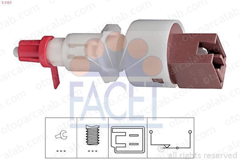 FACET 7.1157 Debriyaj Müşürü IVECO DAILY III Panelvan/Van DAILY III Platform şasi 46512059 500365771