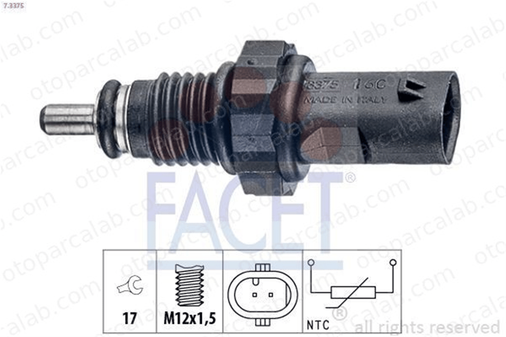 FACET 7.3375 Hararet Müşürü BMW 5 5 Touring 7823993 13627823993