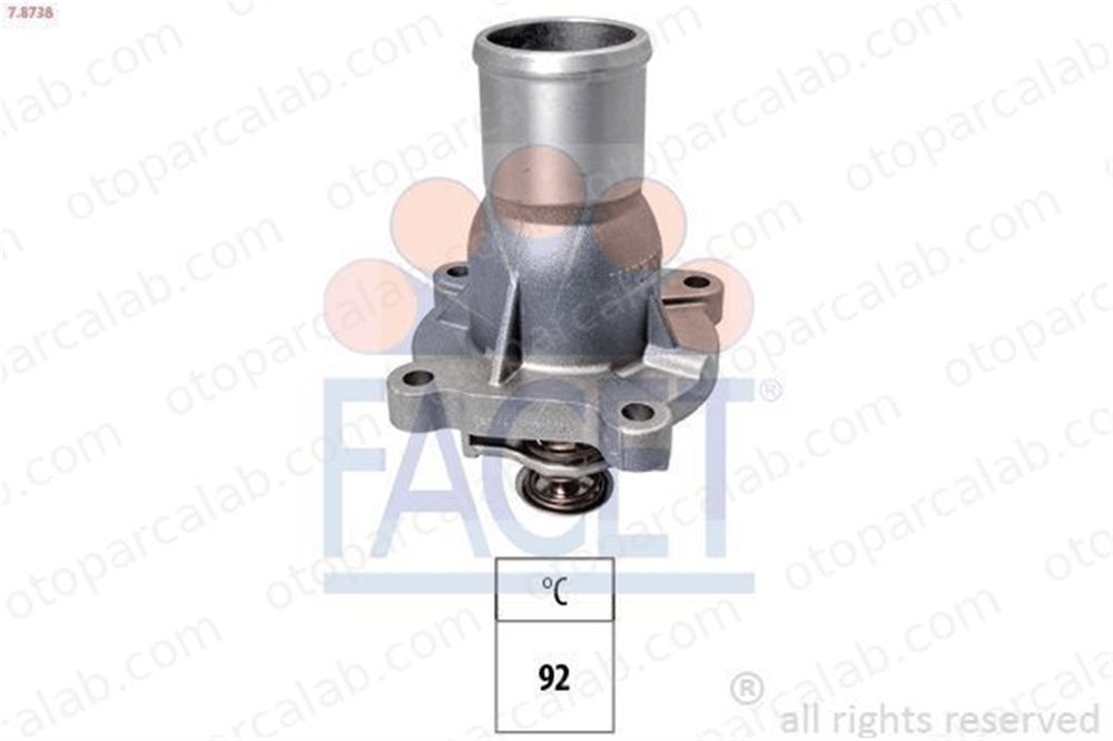 FACET 7.8738 Termostat OPEL CORSA D FIAT STILO 24435102 12992382