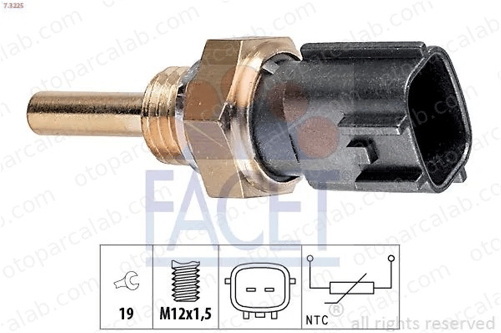 FACET 7.3225 Hararet Müşürü NISSAN GT-R JUKE 2345012920 22630JN00A