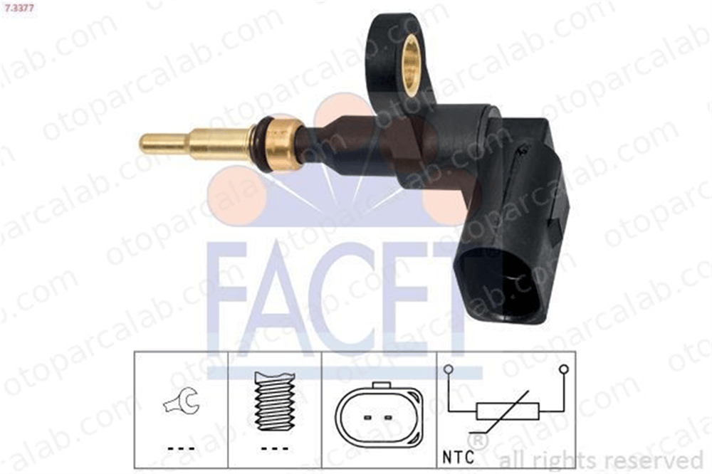 FACET 7.3377 Hararet Müşürü AUDI A3 Sportback SEAT LEON ST 4E919501B 04E919501B