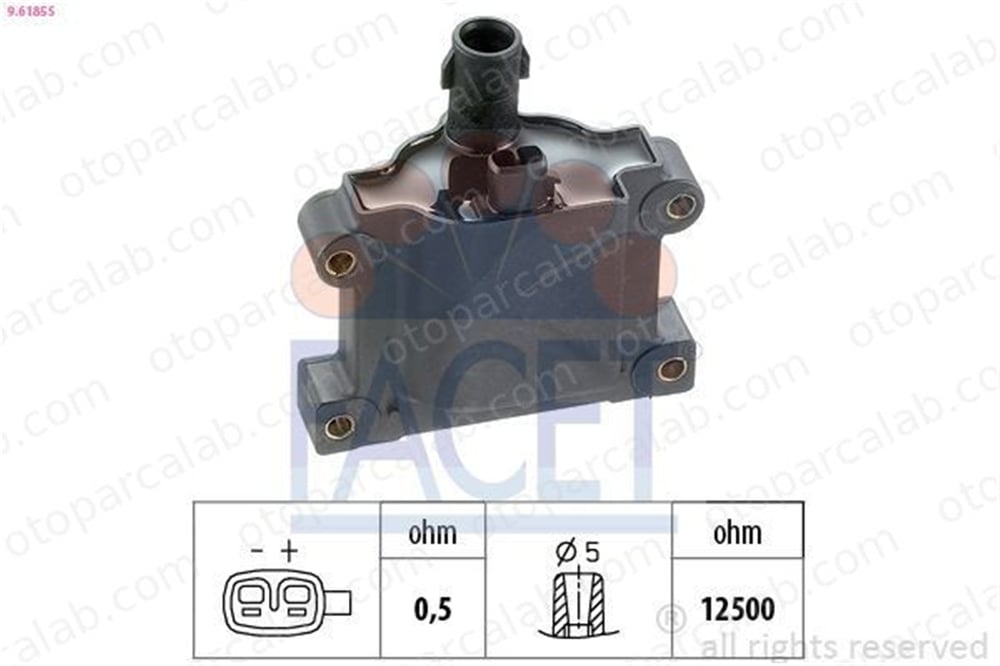FACET 9.6185S Ateşleme Bobini TOYOTA CARINA E VI CARINA E VI Sedan 94853695 1907074170