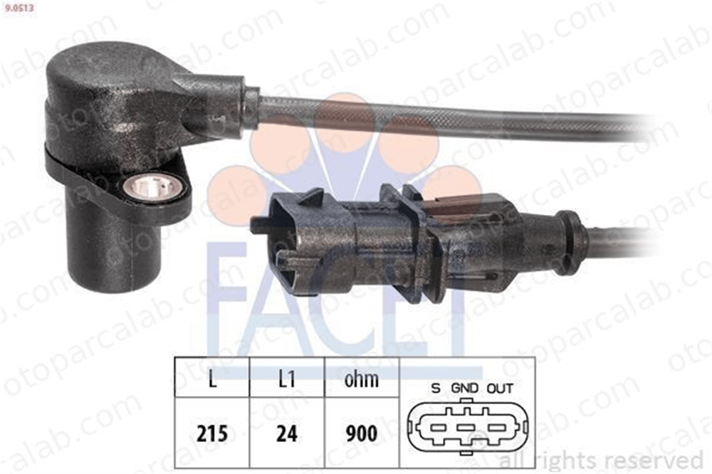 FACET 9.0513 Krank Sensörü IVECO EUROCARGO V EUROCARGO IV 4890189 1607436