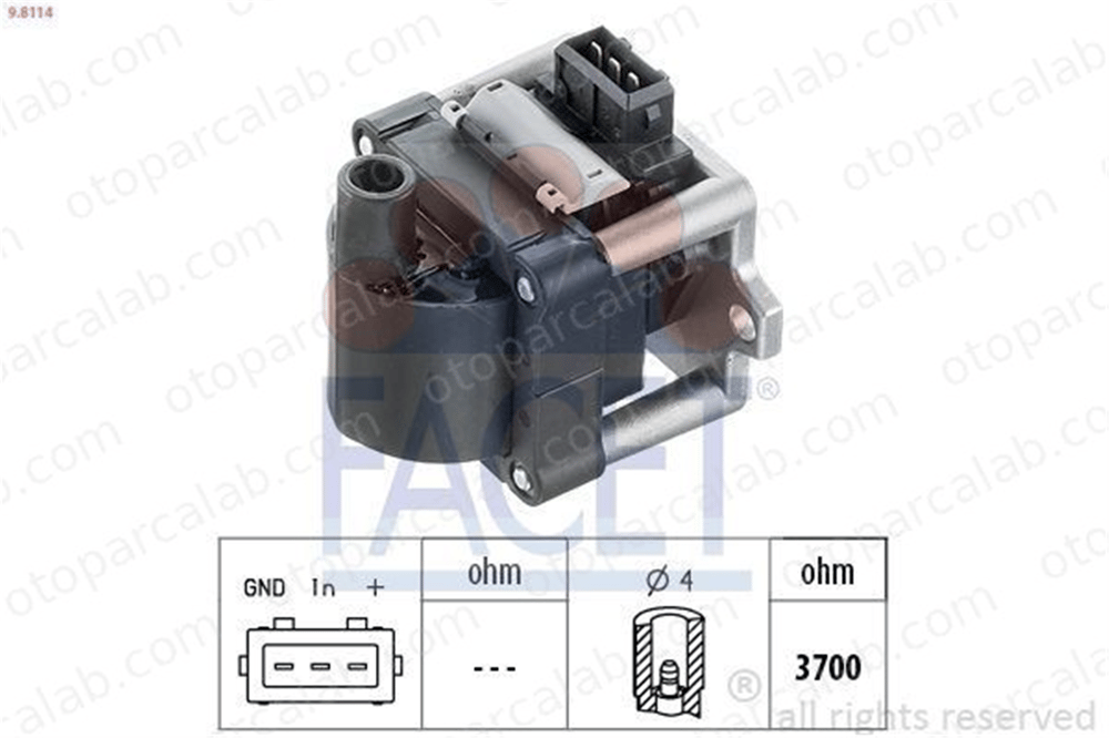 FACET 9.8114 Ateşleme Bobini SEAT IBIZA II CORDOBA 6N0905104 867905352