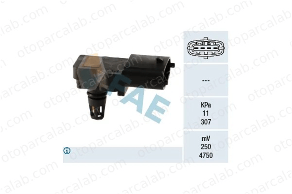 FAE 15036 MAP Sensörü IVECO DAILY IV Platform şasi DAILY IV Panelvan/Van 1235029 6013101125001