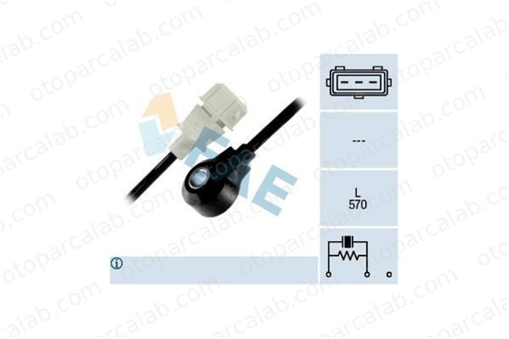 FAE 60109 Vuruntu Sensörü FORD GALAXY I VW GOLF III 1029801 95VW12A699AA