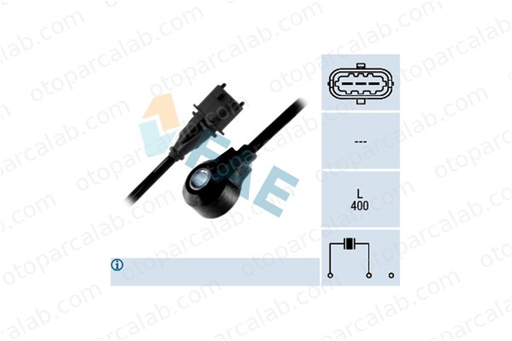 FAE 60140 Vuruntu Sensörü OPEL VECTRA C ASTRA G Cabrio 9158720 6238181