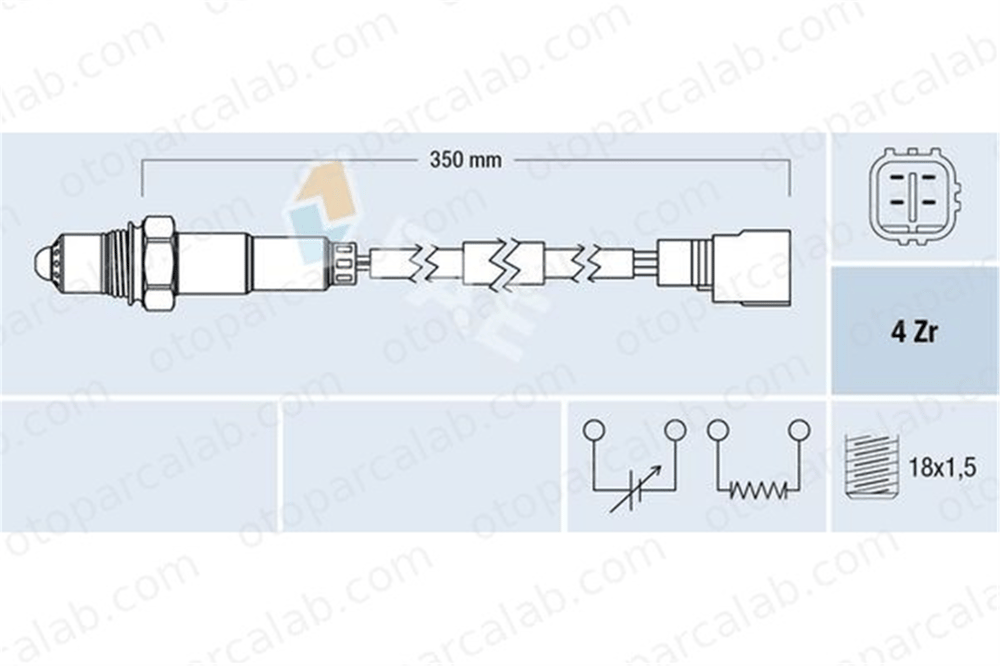 FAE 77511 Oksijen (Lambda) Sensörü DAIHATSU SIRION TERIOS 8946542170