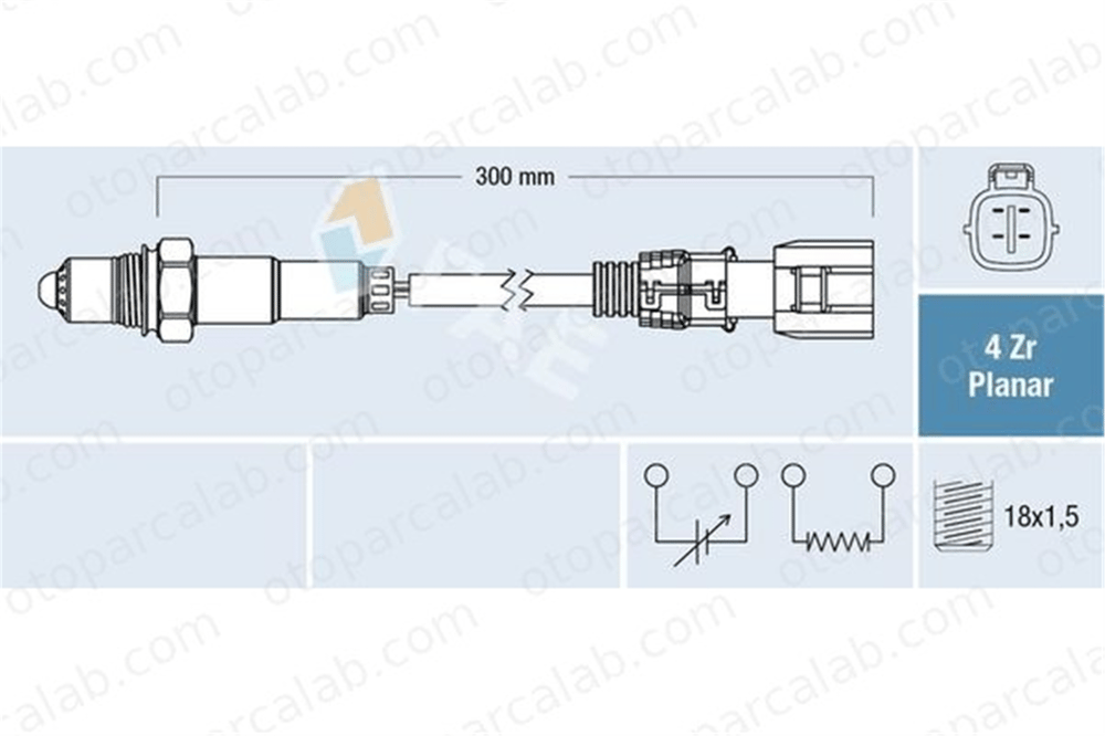 FAE 77683 Oksijen (Lambda) Sensörü LEXUS LS RX 8946505190 8946528430
