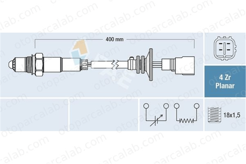 FAE 77788 Oksijen (Lambda) Sensörü DAIHATSU SIRION TERIOS 8946507040