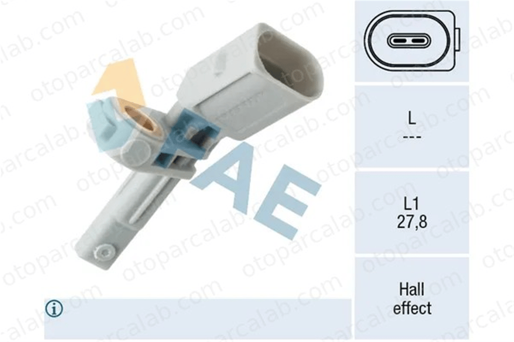 FAE 78141 Abs Sensörü Arka Sol VW TIGUAN AUDI Q3 7L0927807A 7L0927807B