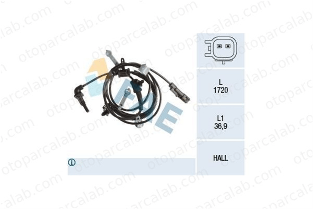 FAE 78239 Abs Sensörü Arka Sağ OPEL INSIGNIA A INSIGNIA A Sedan 23497012 22785576