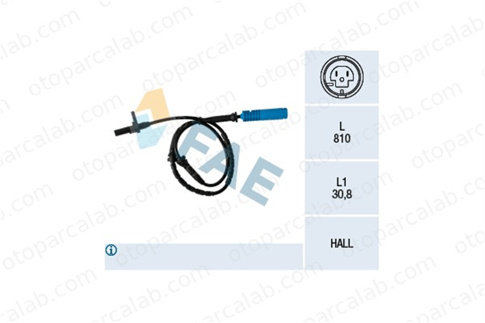 FAE 78338 Abs Sensörü Ön Sağ veya Sol BMW 7 ALPINA B7 34526761650 34526761800