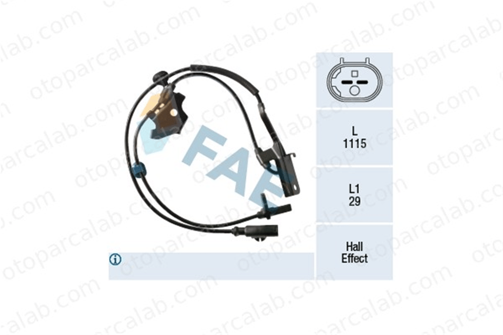 FAE 78389 Abs Sensörü Ön Sağ TOYOTA AURIS AVENSIS Sedan 89542 8954202060