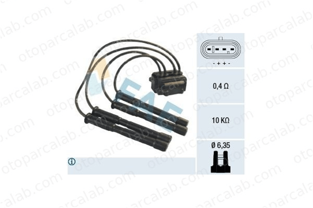 FAE 80225 Ateşleme Bobini RENAULT CLIO III CLIO III Grandtour 2244800QAF 8200360911