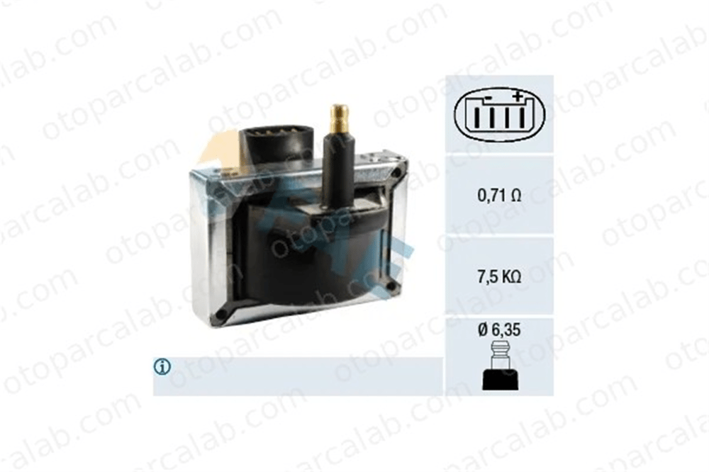 FAE 80263 Ateşleme Bobini CITROËN AX PEUGEOT 205 II 93010513 597043