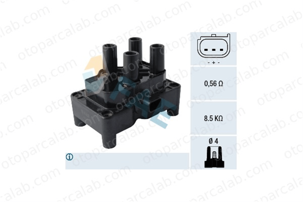 FAE 80284 Ateşleme Bobini FORD C-MAX II FIESTA VI 4M5G12029ZB CM5G12029FC