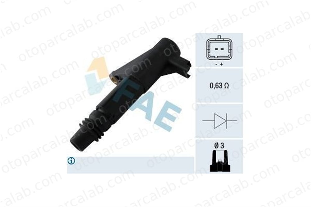FAE 80309 Ateşleme Bobini CITROËN C5 I Break RENAULT CLIO II 96330015 96644018