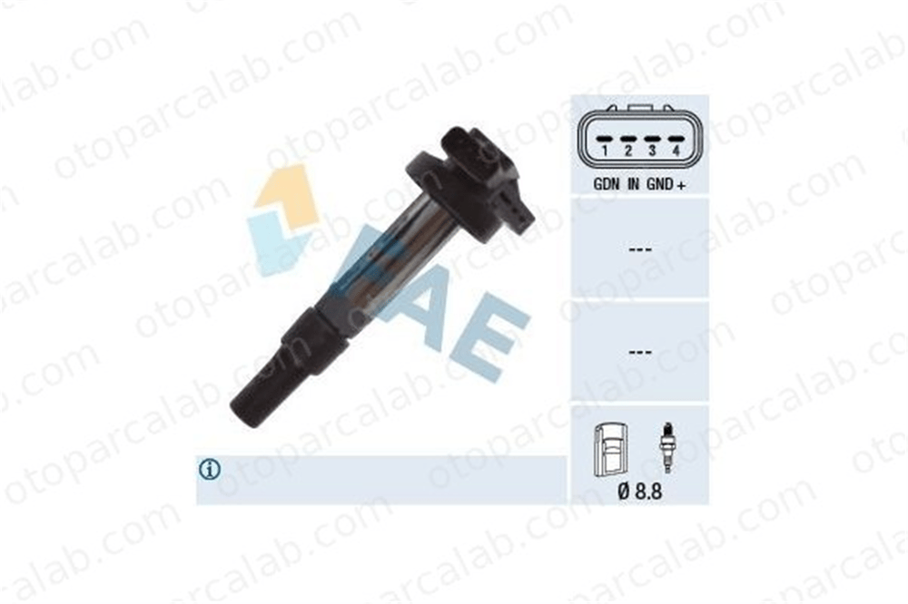 FAE 80361 Ateşleme Bobini JAGUAR XJ XK II Coupe 6R8312A366AA 133891