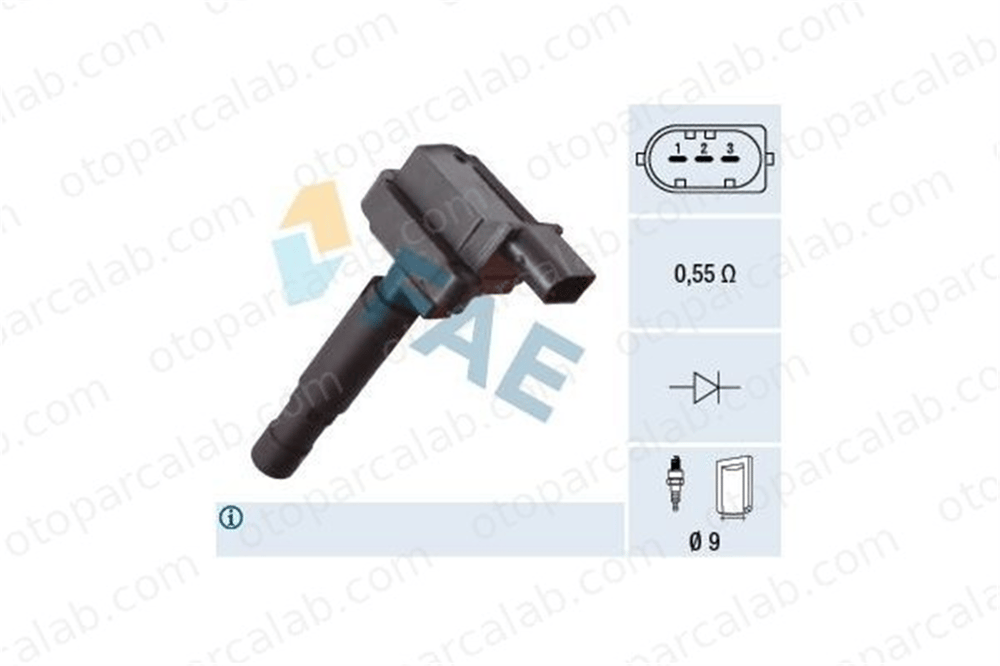 FAE 80455 Ateşleme Bobini MERCEDES-BENZ C-SERISI C-SERISI T-Model 134089 1502580