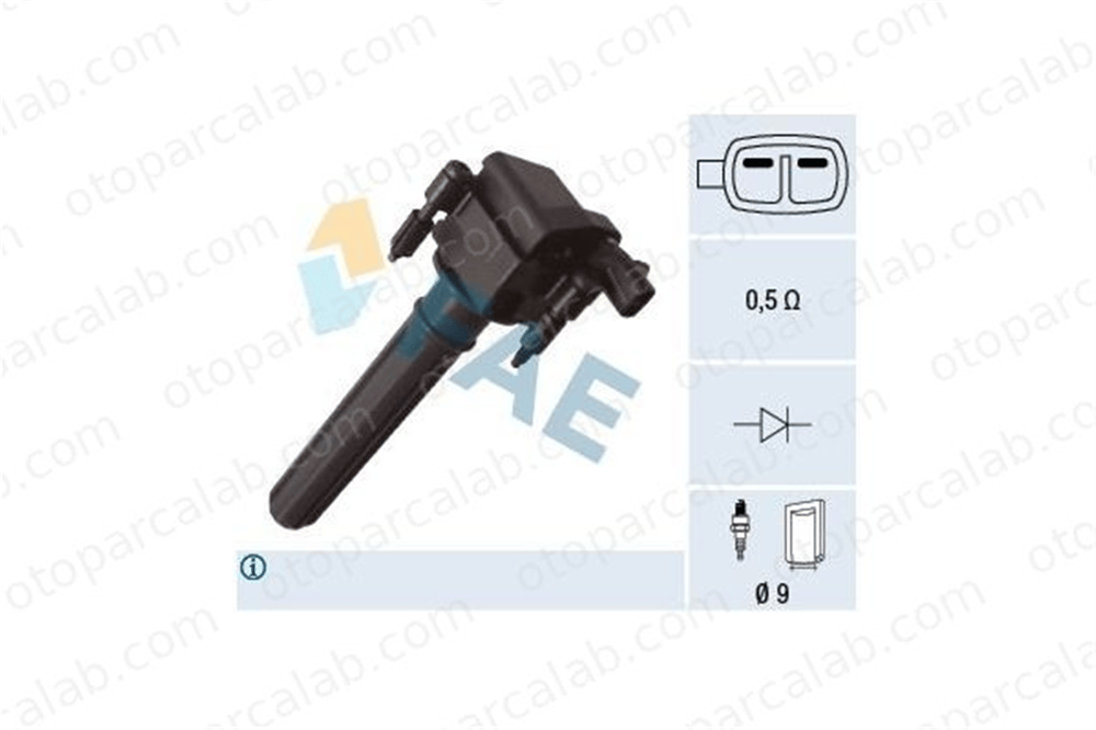 FAE 80492 Ateşleme Bobini CHRYSLER 300C Touring 300M K04609088AC K04609088AG