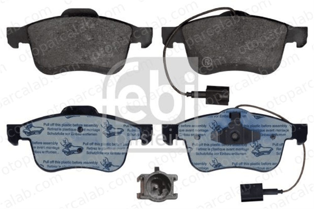 FEBI BILSTEIN 116104 Fren Disk Balata Ön FIAT DOBLO Cargo DOBLO Minibüs/Otobüs 1605293 77364929