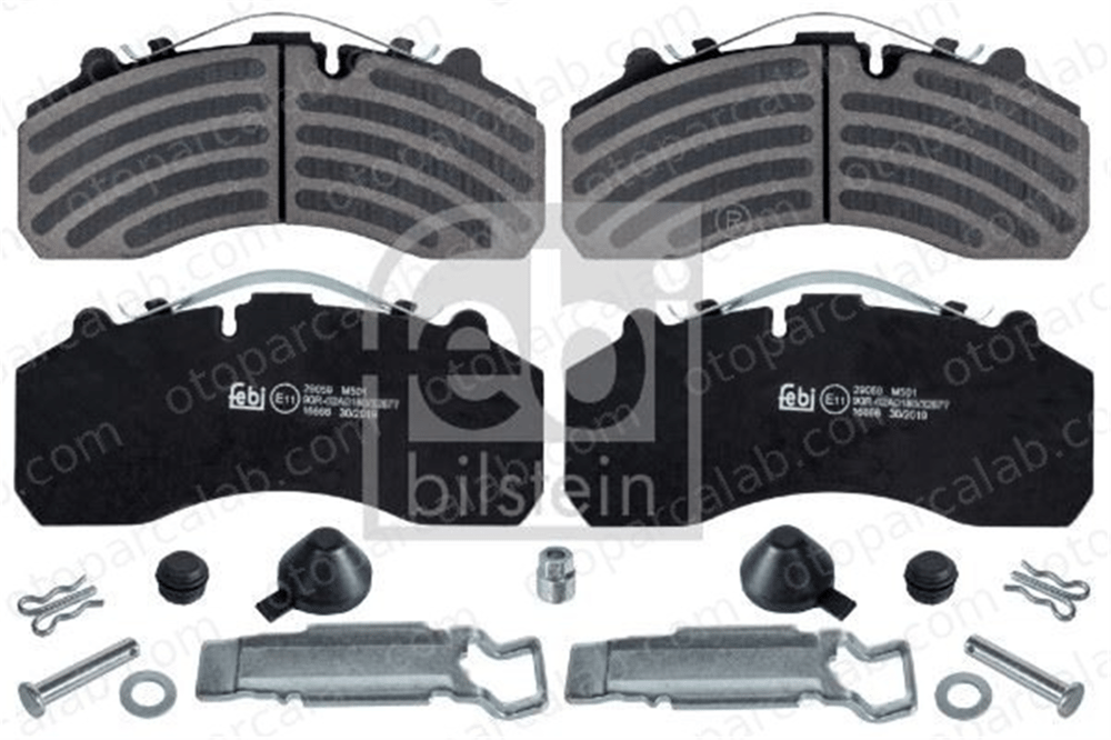 FEBI BILSTEIN 16666 Fren Disk Balata Ön MAN F90 MERCEDES-BENZ AROCS 81508205057 1439324