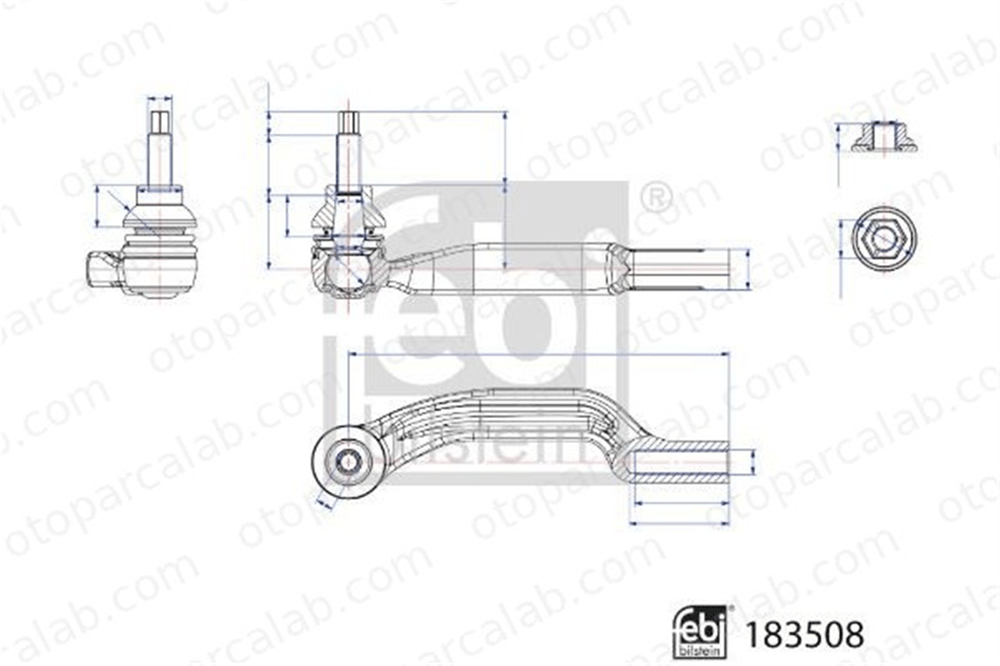 FEBI BILSTEIN 183508 Rot Başı Sol MERCEDES-BENZ B-SERISI Sports Tourer GLA 183508 2473308501