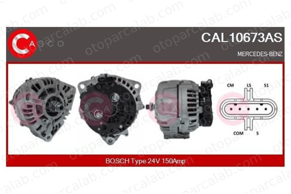 FEBI BILSTEIN 194092 Alternatör MERCEDES-BENZ AROCS ACTROS MP4 / MP5 1506550 000 150 65 50