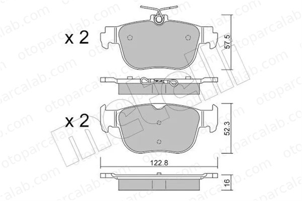 FERBE 00530 Fren Disk Balata Arka SEAT LEON LEON Sportstourer 5WA698451 5WA698451E