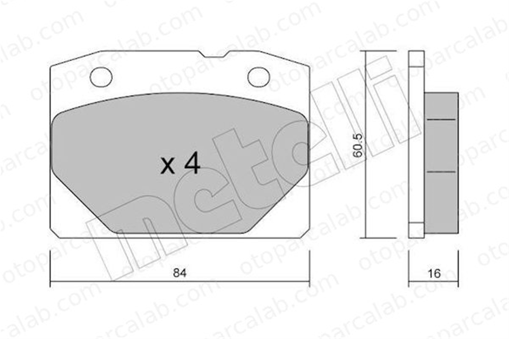 FERBE 13700 Fren Disk Balata Ön LADA 1200-1600 NOVA 21013501089 21013501090
