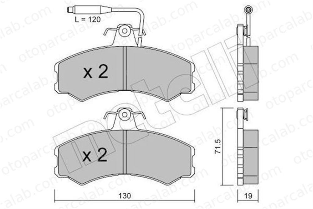 FERBE 17000 Fren Disk Balata Ön FIAT DUCATO Panorama DUCATO Panelvan/Van 425106 9938205