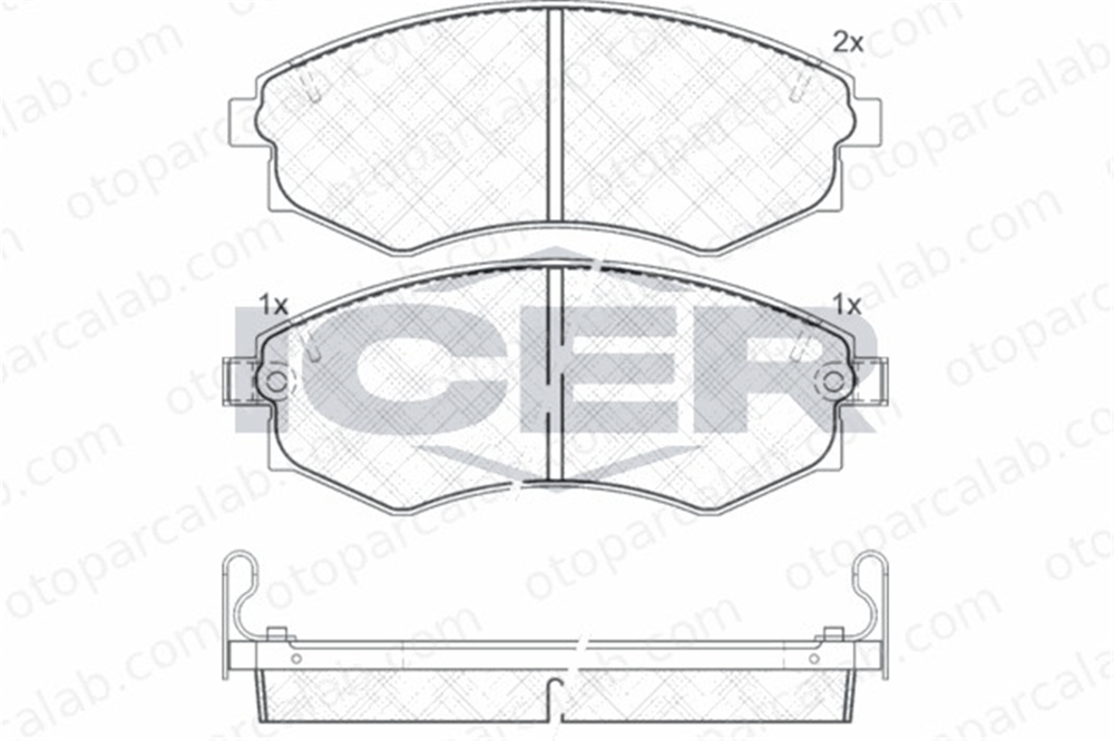 FERBE 27300 Fren Disk Balata Ön SSANGYONG KORANDO MUSSO 4106048R91 4813005010