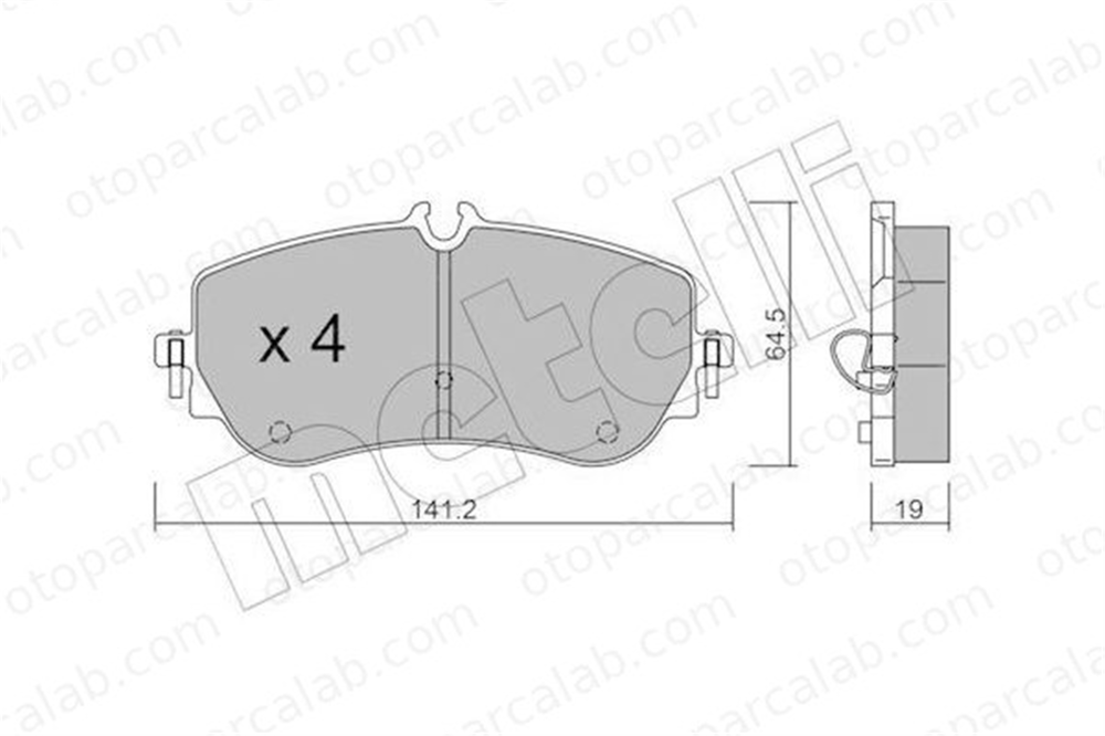 FERBE 95901 Fren Disk Balata Arka VW CRAFTER Panelvan/Van MAN TGE Panelvan/Van 2H6698451 65508206002