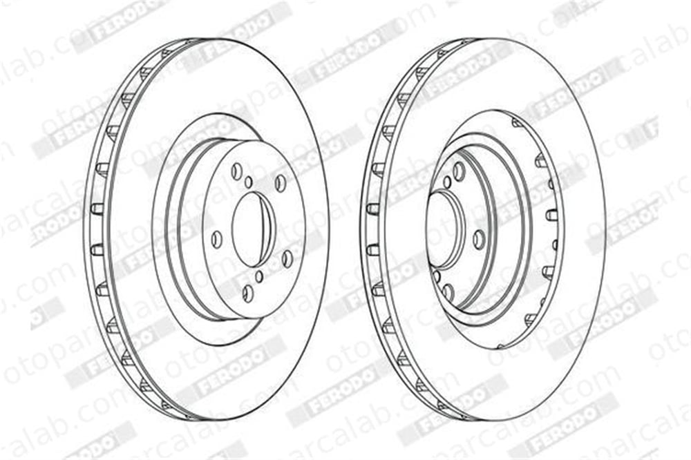 FERODO DDF1175C Fren Disk Ayna Ön Sağ ve Sol SUBARU OUTBACK FORESTER 26300AE060 26300AE061