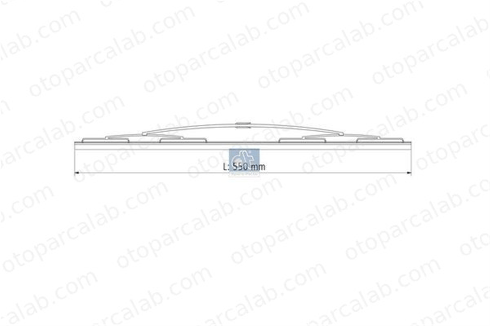 FIAT ORJINAL 1341500080 Silecek Süpürgesi Ön FIAT DUCATO Panelvan/Van DUCATO Minibüs/Otobüs 1341500080 1333516080