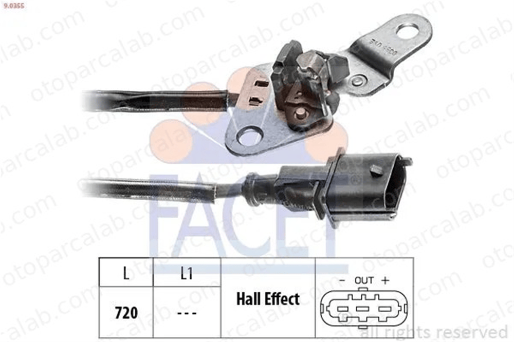 FIAT ORJINAL 46481640 Eksantrik Devir Sensörü ALFA ROMEO 156 156 Sportwagon 93179513 46432103