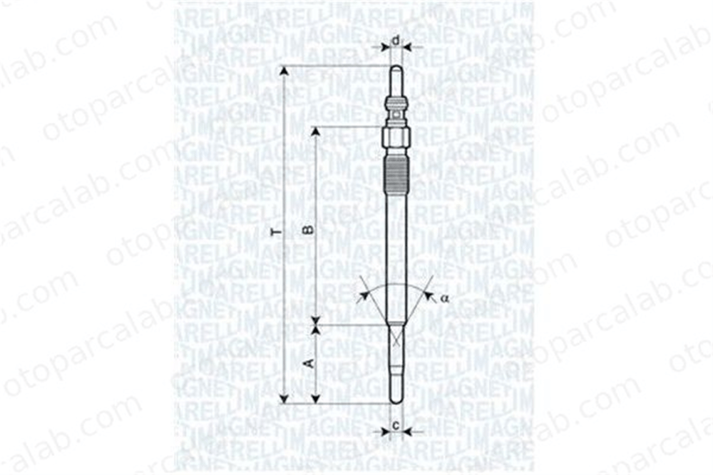 FIAT ORJINAL 46796050E Isıtma Bujisi FIAT GRANDE PUNTO PUNTO 46796050E 46796050