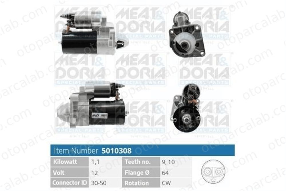 FIAT ORJINAL 51804744 Marş Dinamosu ALFA ROMEO MITO FIAT GRANDE PUNTO 51804744 51873926