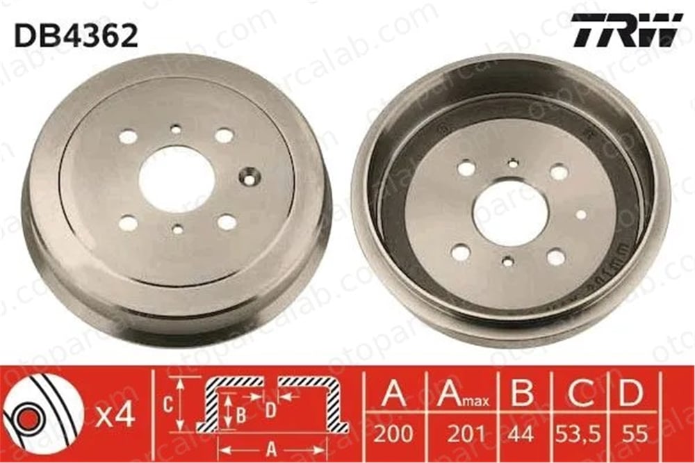 FIAT ORJINAL 51860868 Kampana Arka Sağ veya Sol TOYOTA AYGO CITROËN C1 II LK3502111 4351162J10