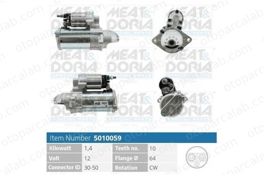 FIAT ORJINAL 51916170 Marş Dinamosu FIAT PUNTO ALFA ROMEO MITO 51916170 51810307