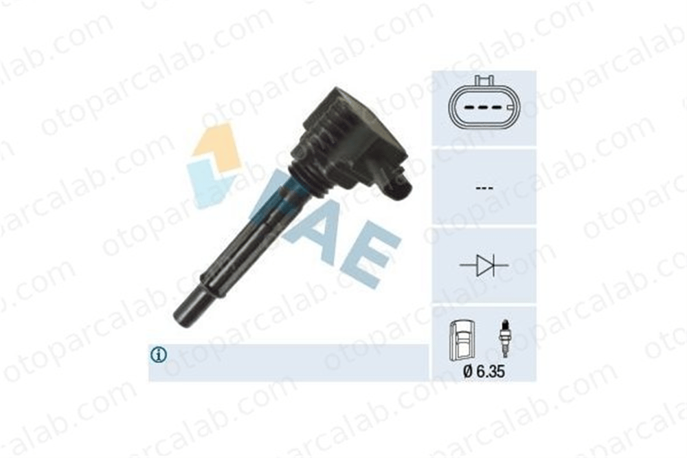 FIAT ORJINAL 55234131 Ateşleme Bobini FIAT PANDA PUNTO 55234131 55231256