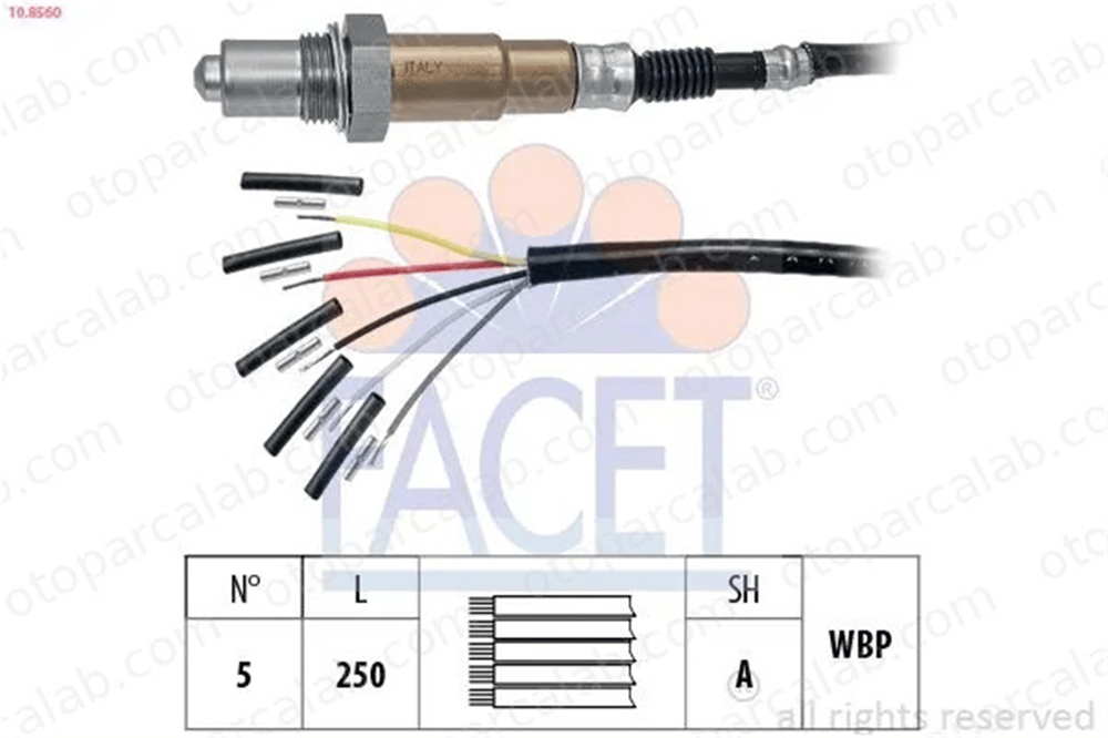 FIAT ORJINAL 670009076 Oksijen (Lambda) Sensörü AUDI A5 A5 Cabrio 670009076 6L906262D