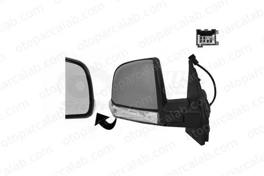 FIAT ORJINAL 735645673 Dikiz Aynası Dış Sağ OPEL COMBO Tour FIAT DOBLO Cargo 735645673 735497879