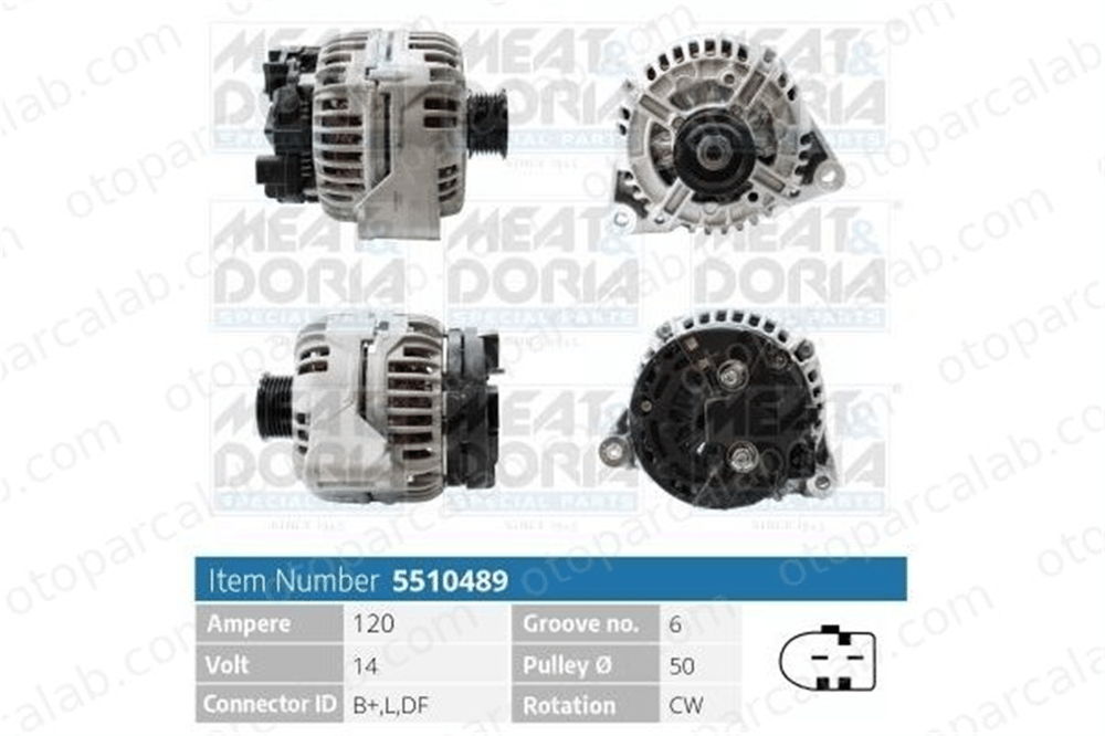 FIAT ORJINAL K05097755AA Alternatör MERCEDES-BENZ M-SERISI CLK Cabrio K05097755AA 5097755AA