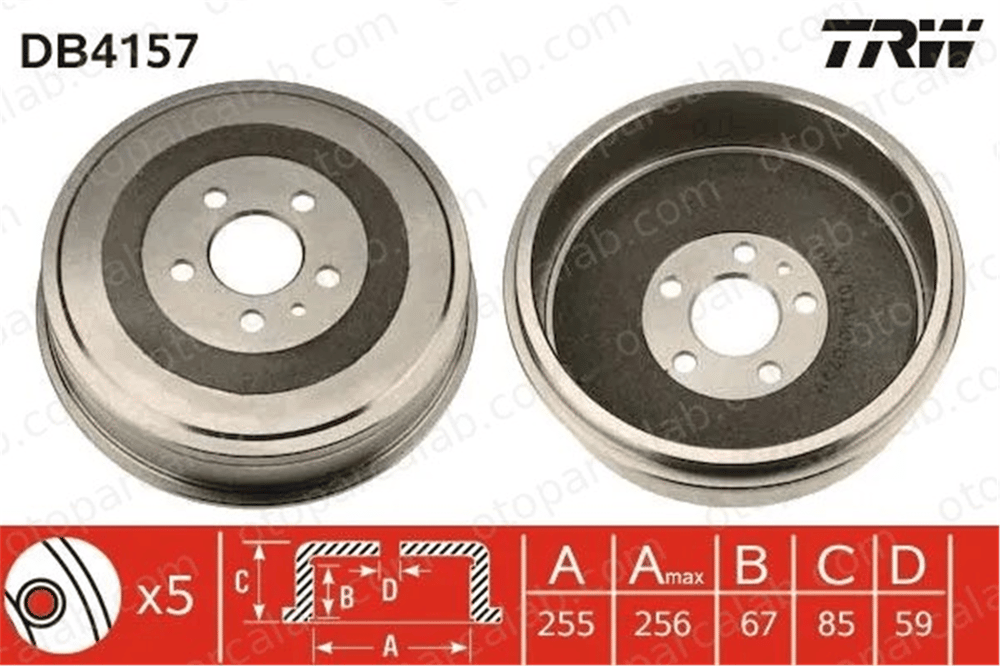 FIAT ORJINAL K52005350AC Kampana Arka Sağ veya Sol CITROËN JUMPY FIAT ULYSSE 1471288080 424737