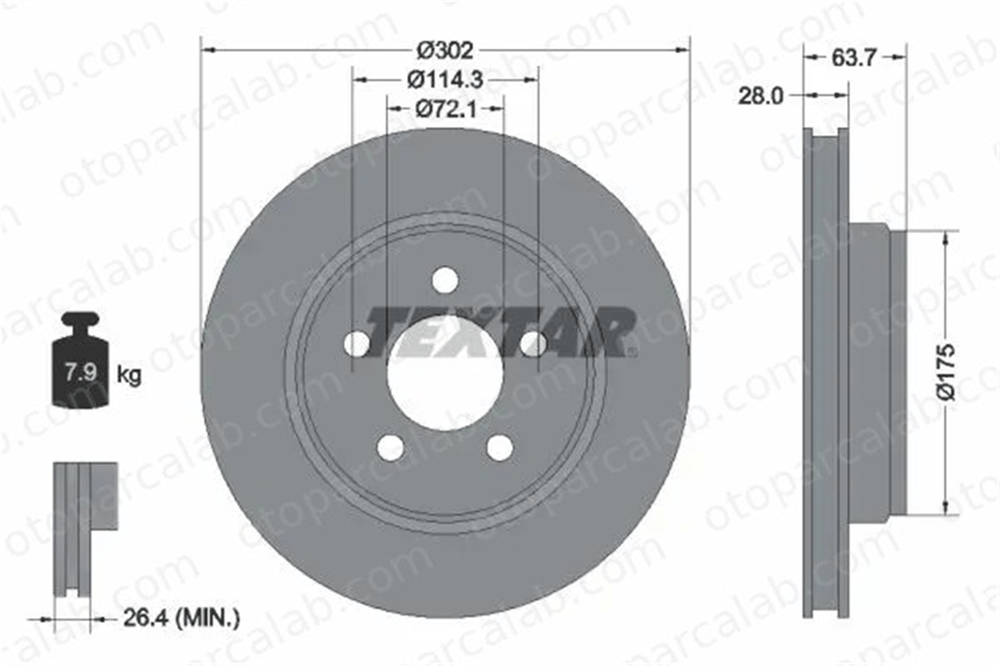 FIAT ORJINAL K52109938AB Fren Disk Ayna Ön Sağ ve Sol DODGE NITRO JEEP CHEROKEE K52109938AB 52109938AB