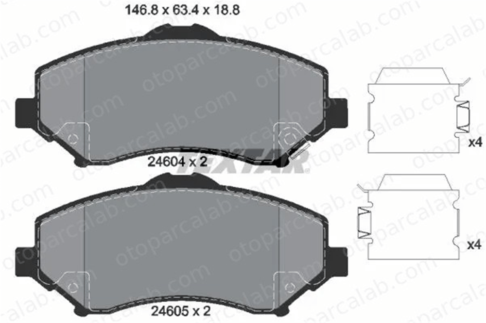 FIAT ORJINAL K68044866AC Fren Disk Balata Ön DODGE JOURNEY FIAT FREEMONT K68044866AC 68093323AB