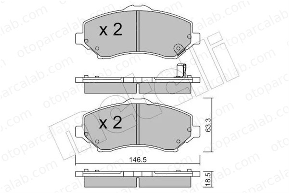 FIAT ORJINAL K68093323AB Fren Disk Balata Ön DODGE JOURNEY FIAT FREEMONT K68093323AB 68029263AA